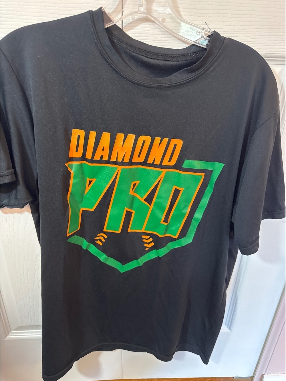 Diamond Pro Adult Medium Black Graphic T-Shirt
